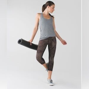 Lululemon Wunder Under Crop II *Full On Luon! RARE!